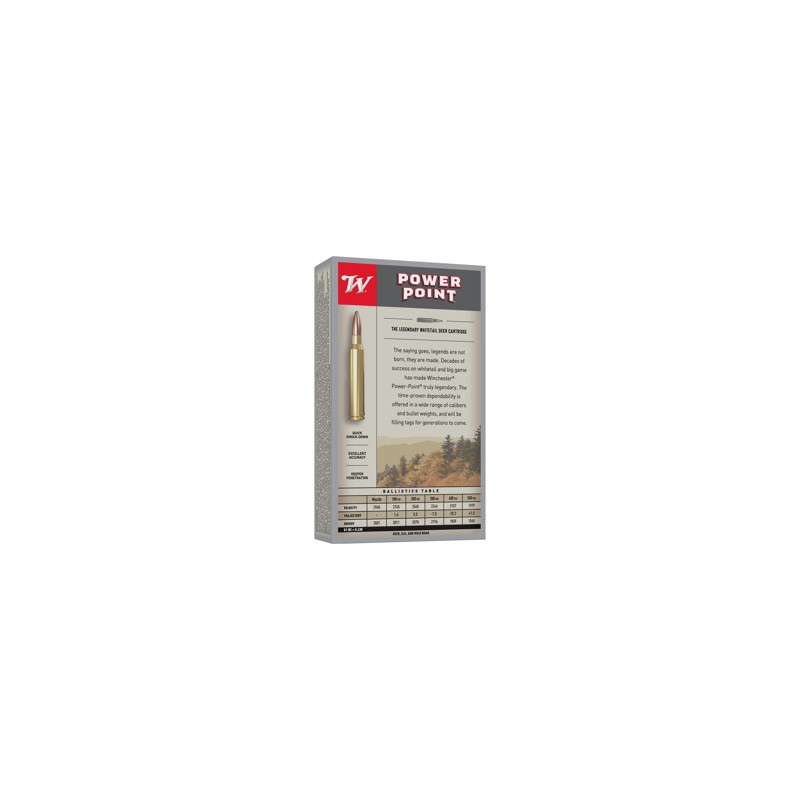 WINCHESTER CALIBRE 300WM POWER POINT 180gr