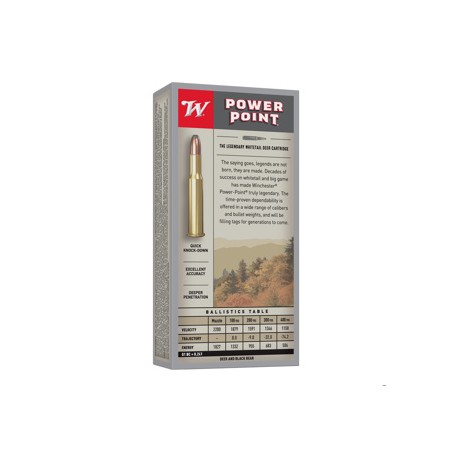 WINCHESTER CALIBRE 30-30 WIN POWER POINT 170gr