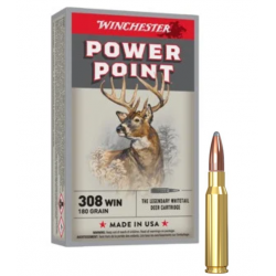 WINCHESTER CALIBRE 308 WIN POWER POINT 180gr