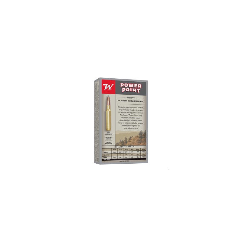 WINCHESTER CALIBRE 308 WIN POWER POINT 180gr