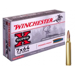 WINCHESTER CALIBRE 7x64 POWER POINT 162gr