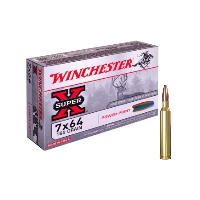 WINCHESTER CALIBRE 7x64 POWER POINT 162gr