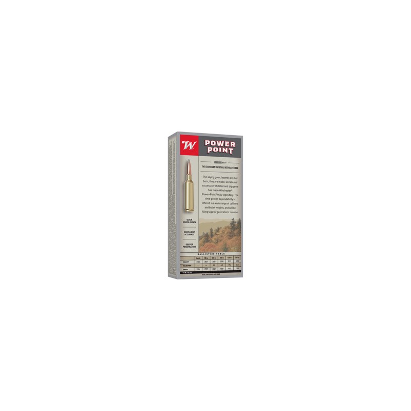 WINCHESTER CALIBRE 270 WSM POWER POINT 150gr