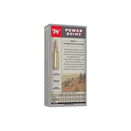WINCHESTER CALIBRE 270 WSM POWER POINT 150gr