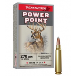 WINCHESTER CALIBRE 270 WIN POWER POINT 130gr
