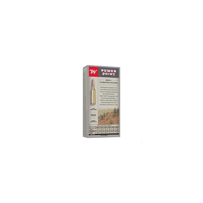 WINCHESTER CALIBRE 300 WSM POWER POINT 180gr