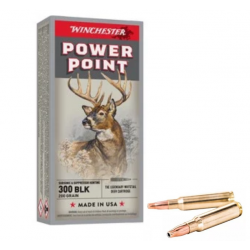 WINCHESTER CALIBRE 300 BLK POWER POINT SUBSONIC 200gr
