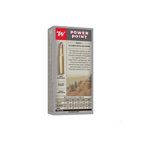 WINCHESTER CALIBRE 30-30 WIN POWER POINT 150gr
