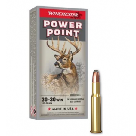 WINCHESTER CALIBRE 30-30 WIN POWER POINT 150gr