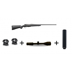 PACK AFFUT/APPROCHE WINCHESTER XPR CALIBRE 243 Win + LUNETTE + SILENCIEUX