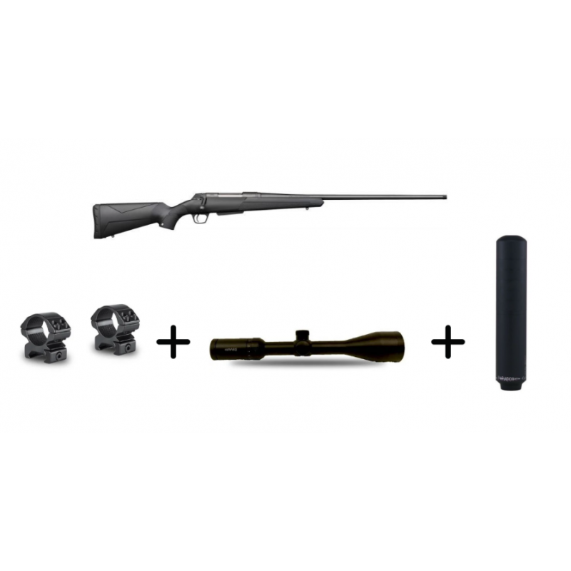 PACK AFFUT/APPROCHE WINCHESTER XPR CALIBRE 243 Win + LUNETTE + SILENCIEUX