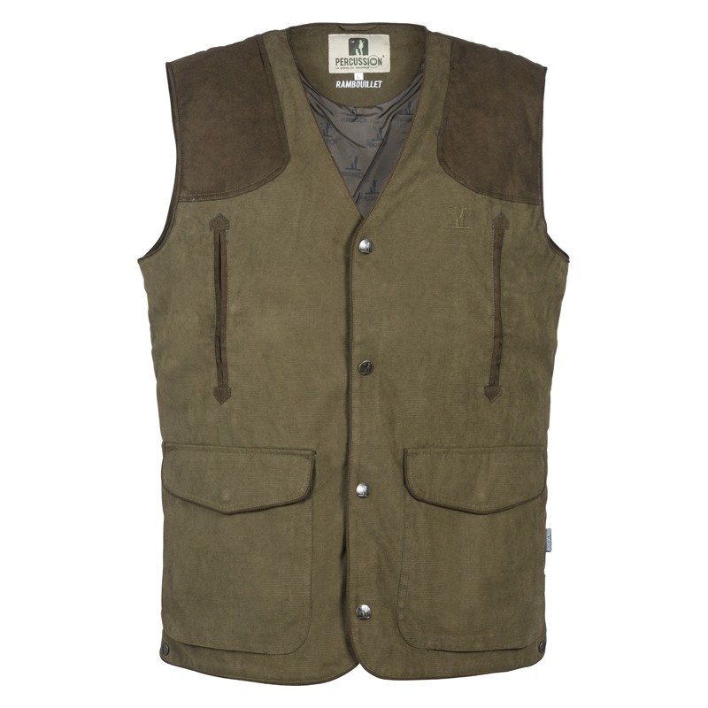GILET DE CHASSE HOMME PERCUSSION MODELE RAMBOUILLET ORIGINAL