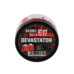 SACHET DE 12 BILLES ACIER DEVASTATOR OU TERMINATOR CALIBRE .50 POUR HDR 50
