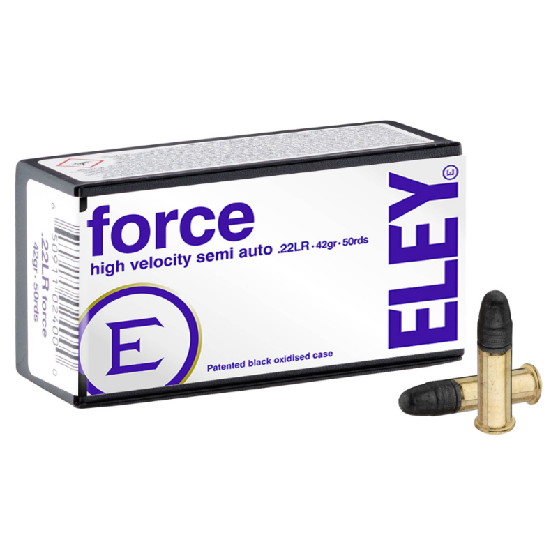 Munitions 22LR ELEY Force | Chasse-Tir-Concept