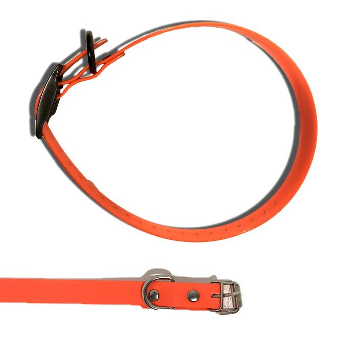 Collier Biothane Orange 45 Cm