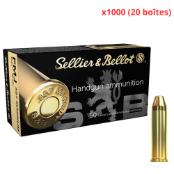 MUNITIONS SELLIER & BELLOT CALIBRE 357 MAG FMJ 158gr - 10.2g x1000