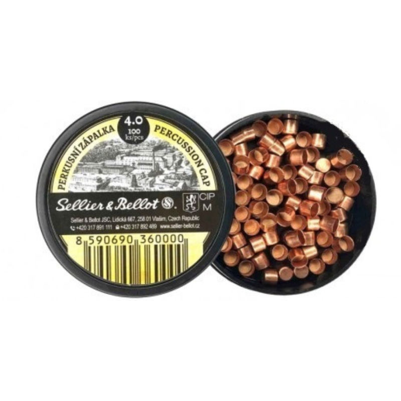 Amorces Sellier & Bellot 4.0 Poudre Noire | Chasse-Tir-Concept