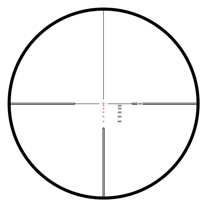 Lunette Hawke Endurance 6-24x50 IR SF 223/308
