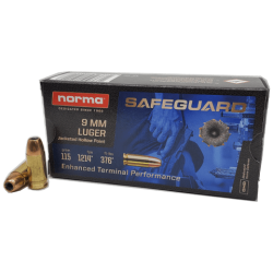 NORMA SAFEGUARD 9X19 JHP...