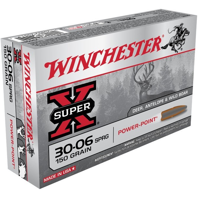 Winchester Power Point 30-06 : 150 Grs, sur chasse-concept.com Winchester Power Point 30-06 : 150 Grs, sur chasse-concept.com