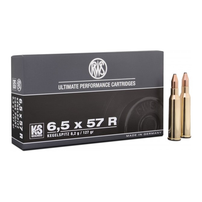 KS 6.5X57R 127GR 8.2G