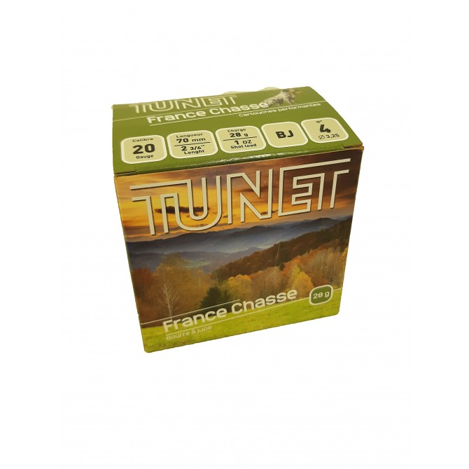 Tunet calibre 20/70  28g  Bourre jupe PB 4