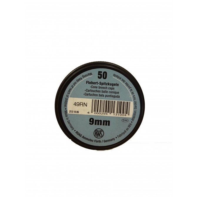 BALLE 9 MM TETE CONIQUE
