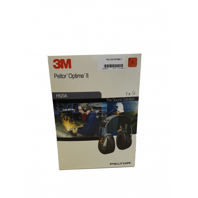 Casque antibruit peltor optime II vert serre tete pliable