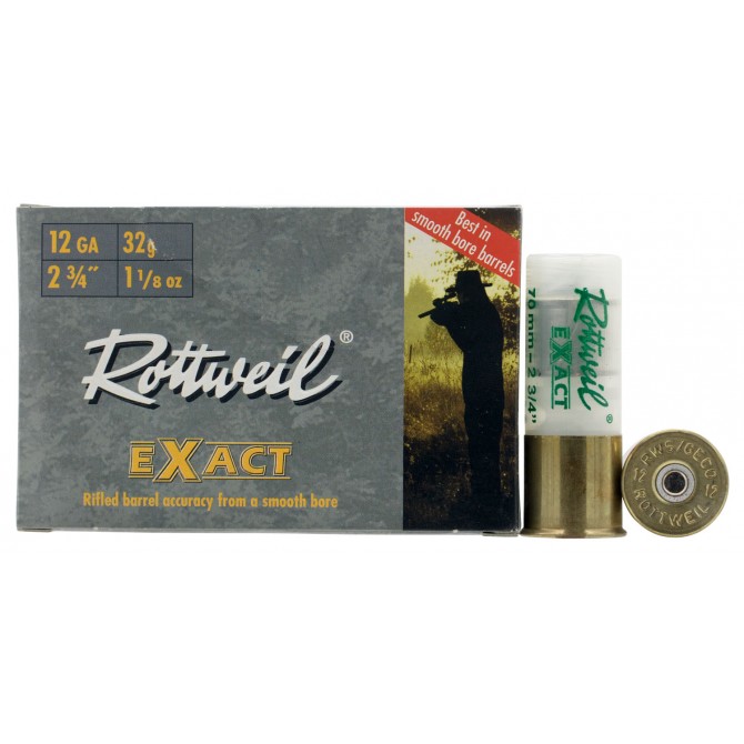 BALLES ROTTWEIL EXACT CAL12  70 MM  32 GR