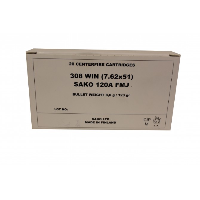 CART SAKO MILITAIRE 308WIN B20 CAISSE DE 400