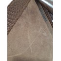 TREPIED METAL DESSUS CUIR LUXE 65CM