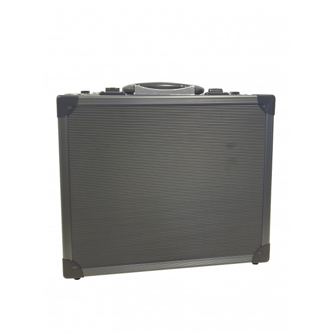 Mallette 200 cartouches gris anthracite fermeture à code