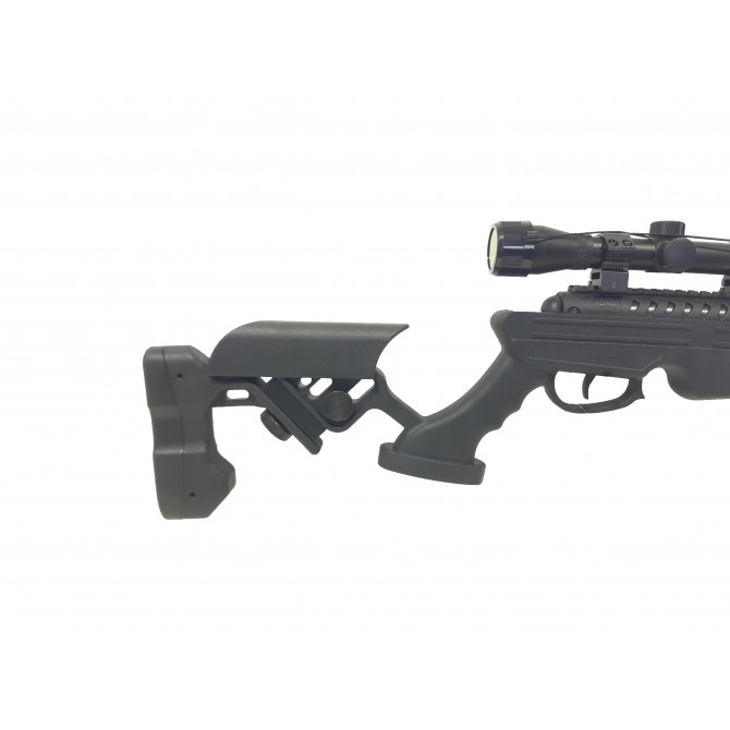 Pack Carabine à Plombs QUANTICO Tan Cal.4,5mm + lunette 4x32+ 500 plombs