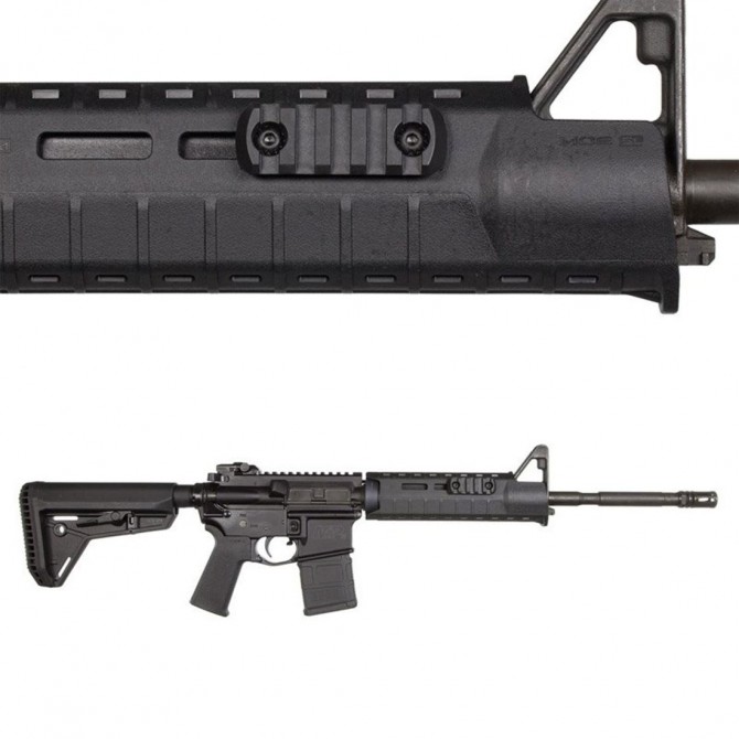 Rail 5 slots Polymère M-LOK