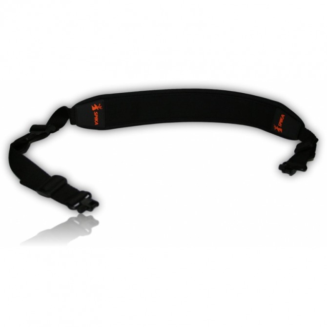 BRETELLE SPIKA NOIRE EN NÉOPRÈNE POUR CARABINE