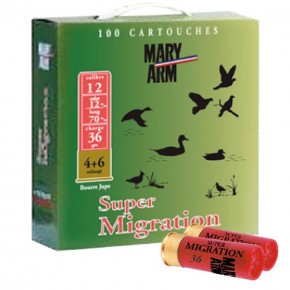 SUPER MIGRATION 36 PACK DE 100  CART PLOMB 4/6