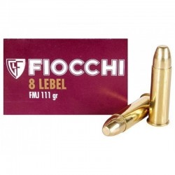 MUNITIONS FIOCCHI CAL 8MM LEBEL - 111 GR FMJ (X50)