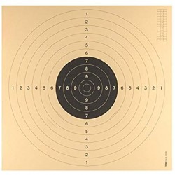 CIBLE C 50 AVEC ENCOCHES 55 x 53 cm