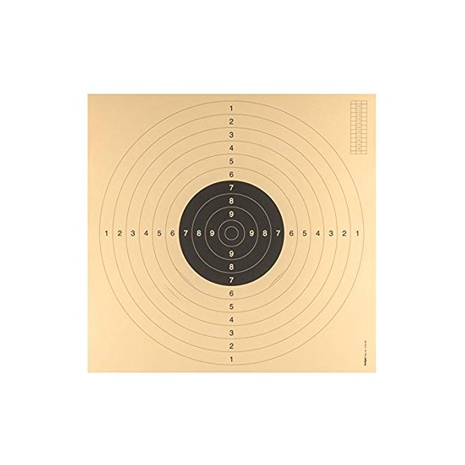 CIBLE C 50 AVEC ENCOCHES 55 x 53 cm