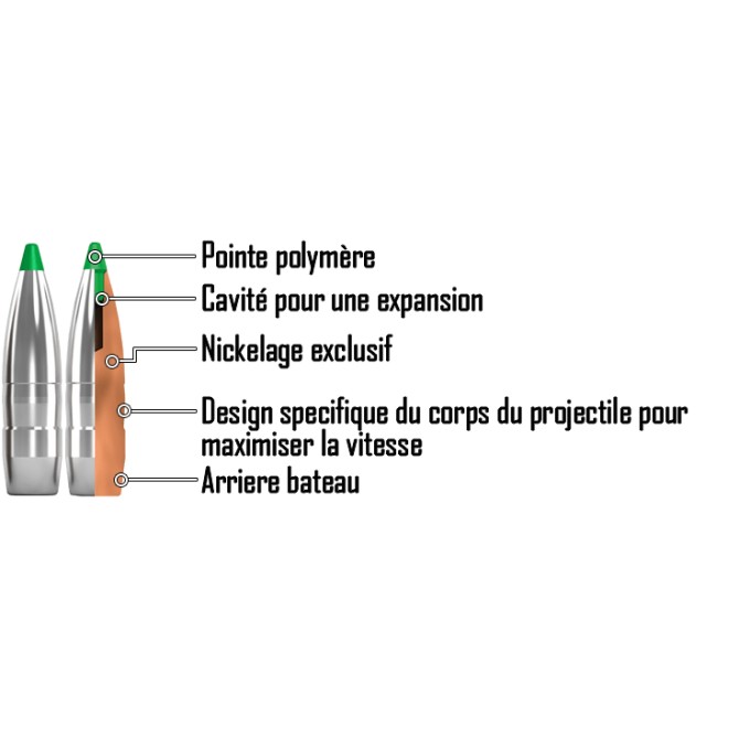 Munitions Norma Cal.9.3x62 ECOSTRIKE 230gr 14.9G