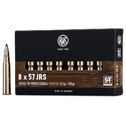 Munitions RWS 8X57 JRS TIP PRO 11.7G 180GR