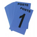 CARTE DE POSTE NUMEROTÉ 1-24 JAUNE CARTE DE POSTE NUMEROTÉ 1-24 JAUNE