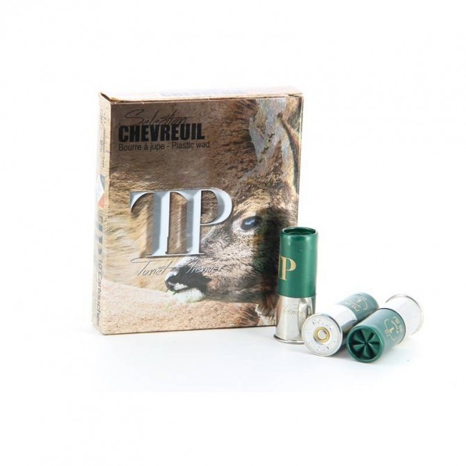 CARTOUCHES TUNET PREMIER CHEVREUIL CALIBRE 12 - 38 G - BJ - PB1