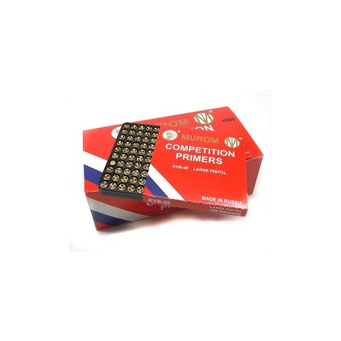 Amorces Murom type Boxer Large pistol boite de 100