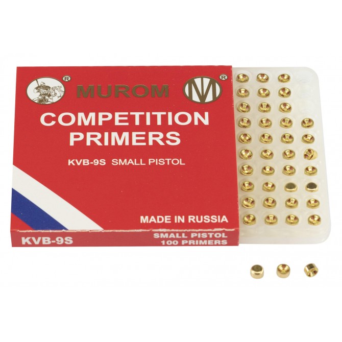 Amorces Murom type Boxer small pistol boite de 100