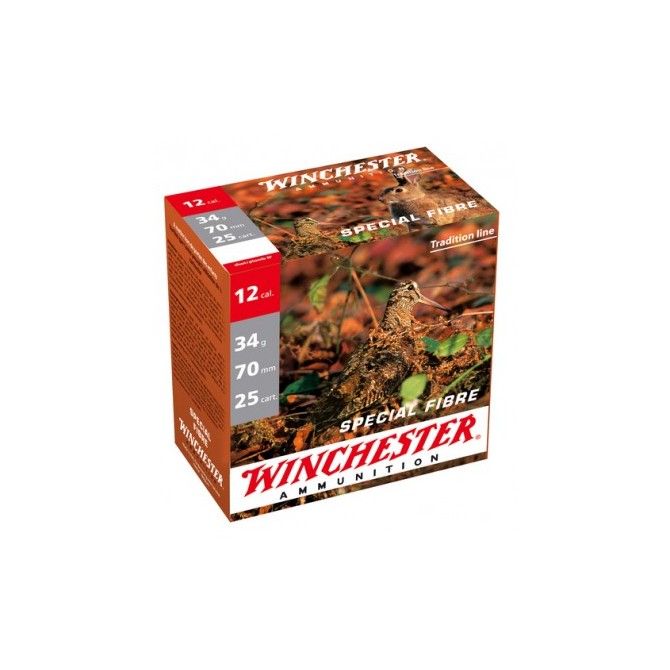 WINCHESTER Spécial Fibre 12 / 70 34g Plombs au choix