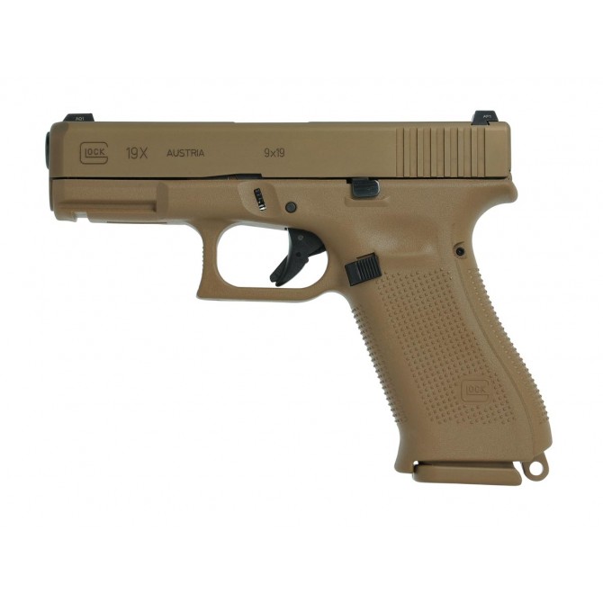 Pistolet Glock 19X calibre 9x19 mm