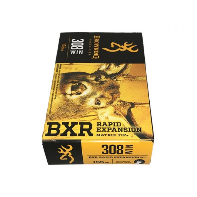 MUNITIONS BROWNING BXR CAL 308WIN 155GR