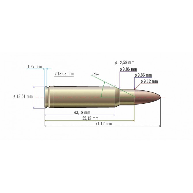 SOLOGNE Sierra RN 350 REMINGTON MAG 200Gr