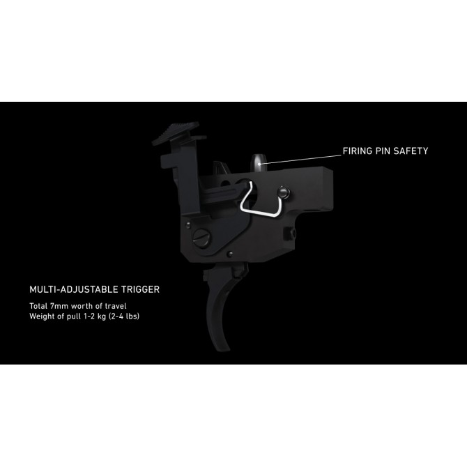 Carabine SAKO S20 CHASSE 30-06 FILETE CROSSE TROU DE POUCE